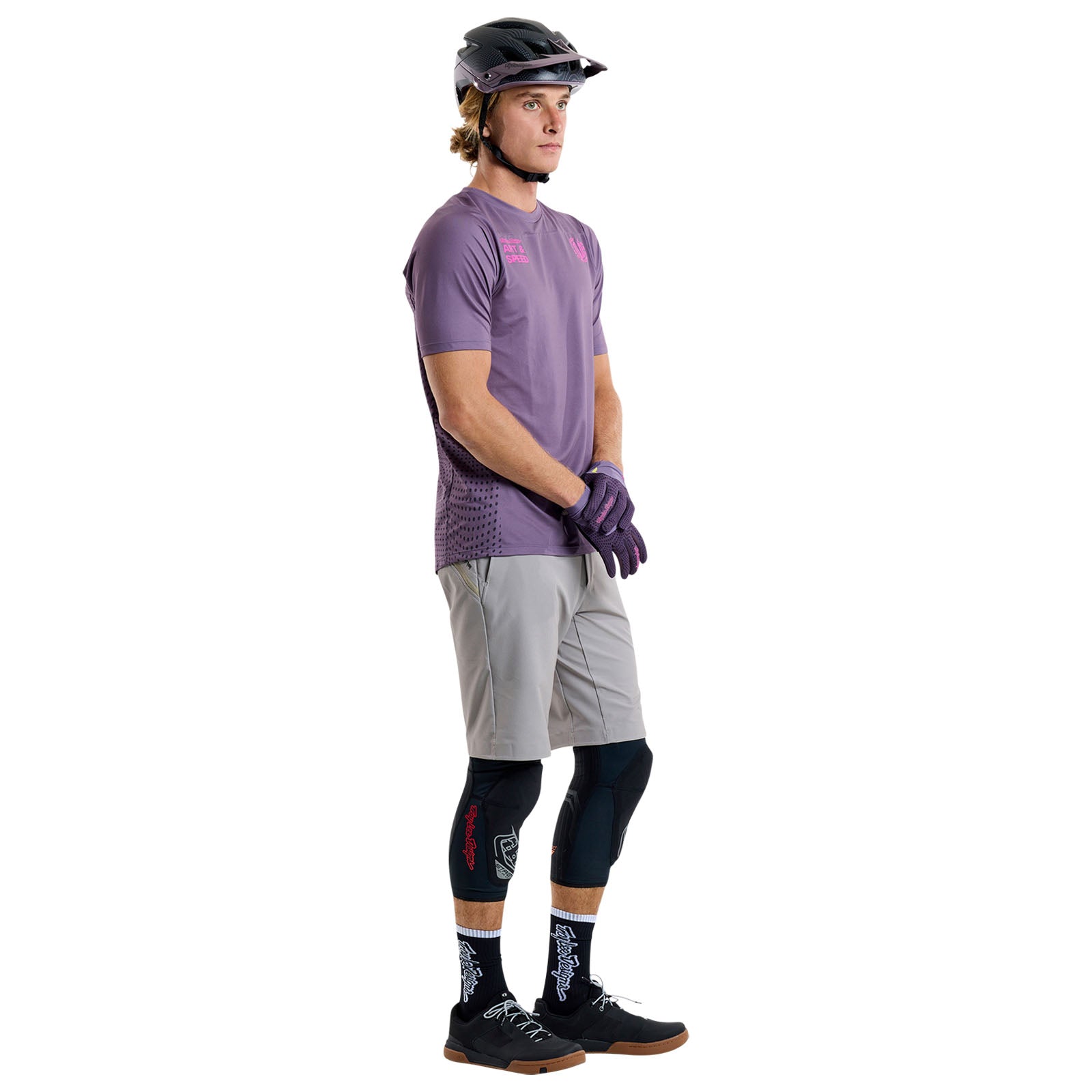 Skyline Short Sleeve Jersey Radioscape Deep Purp - Image 8