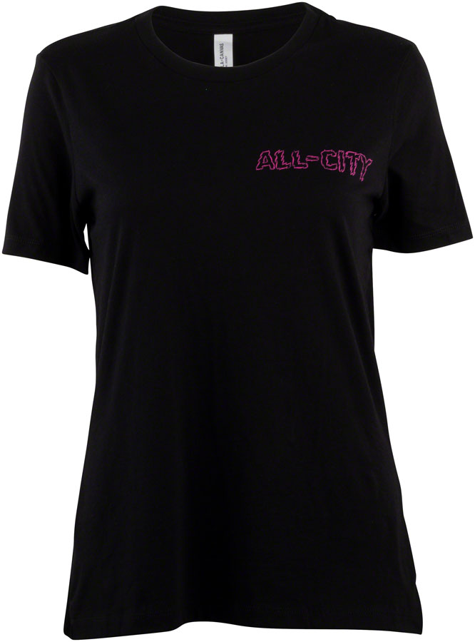 All-City Night Claw Women's T-Shirt - Black Blue/Green Magenta All-City Night Claw Women's T-Shirt - Black Blue/Green Magenta