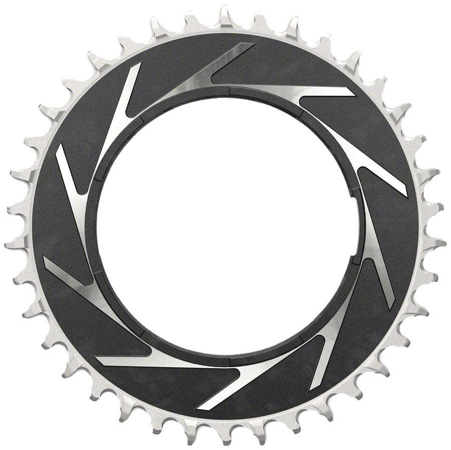 SRAM XX SL Eagle T-Type Thread Mount Chainring - Aluminum BLK/Silver For XX SL PM Spider