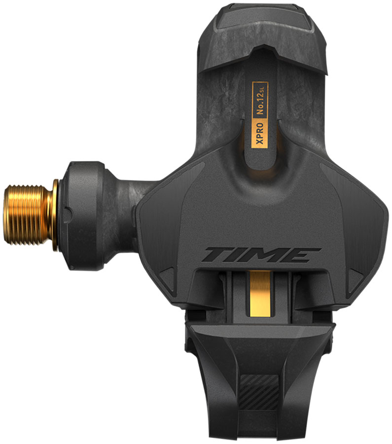 Time XPRO 12SL Pedals - Single Sided Clipless Carbon 9/16" Carbon/Gold QF 51 C1 Time XPRO 12SL Pedals - Single Sided Clipless Carbon 9/16" Carbon/Gold QF 51 C1