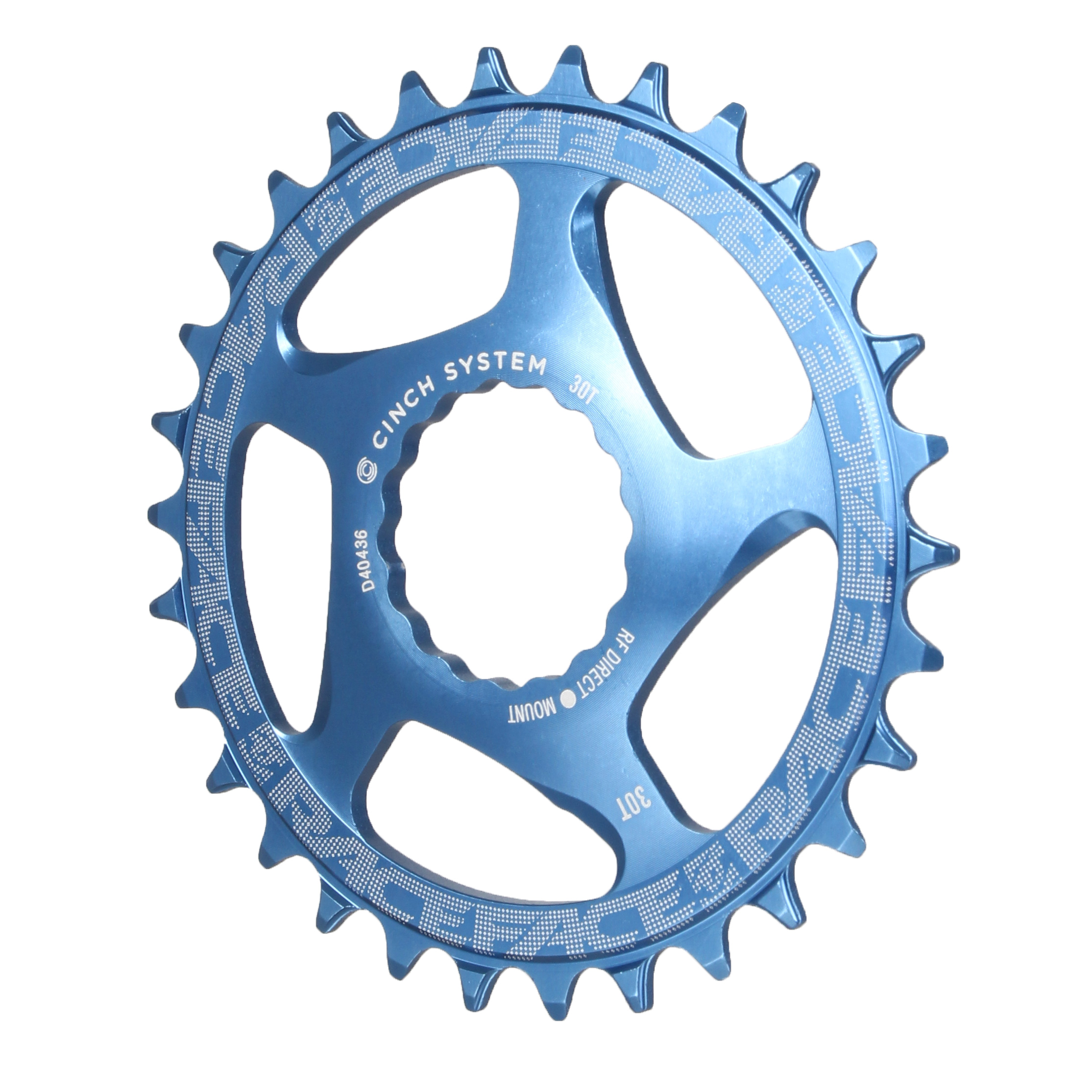 Race Face Cinch Direct Mount Chainring 30T Blue