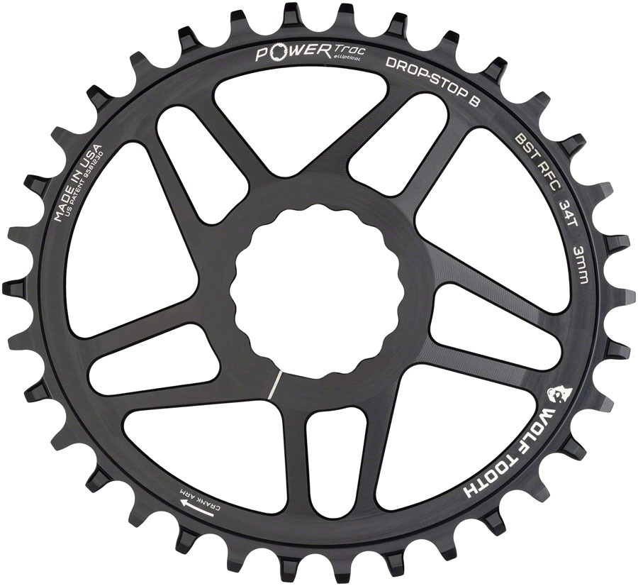 Wolf Tooth Elliptical Direct Mount Chainring - RaceFace/Easton, CINCH, Direct Mount - Image 5
