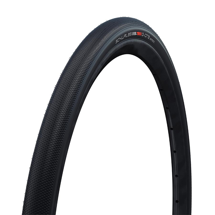 Schwalbe G-One Speed Gravel Tire 700x40C Folding Tubeless Ready Addix Speedgrip Super Ground TL Easy 67TPI Black