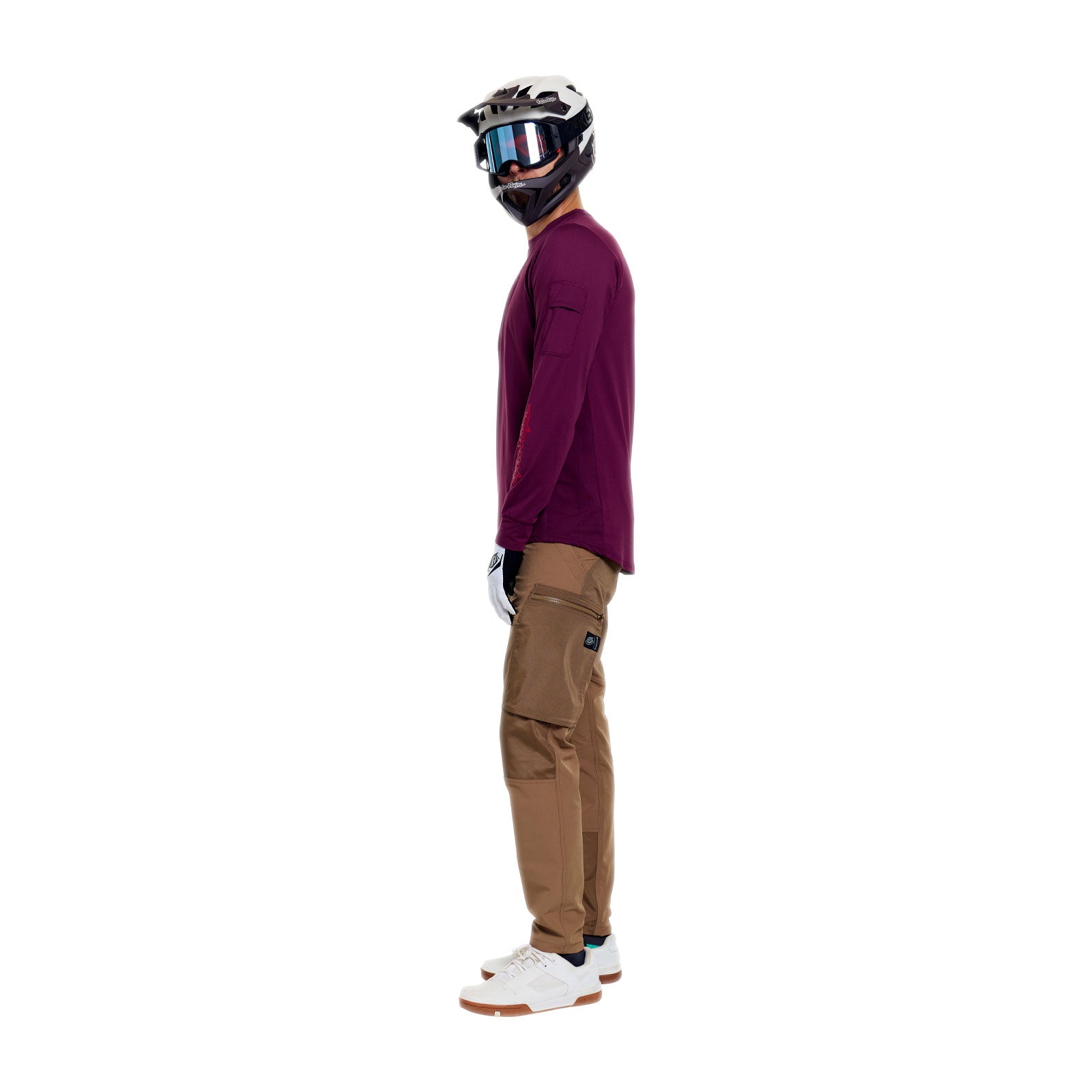 Ruckus Ride LS Tee Lockdown Sangria - Image 10