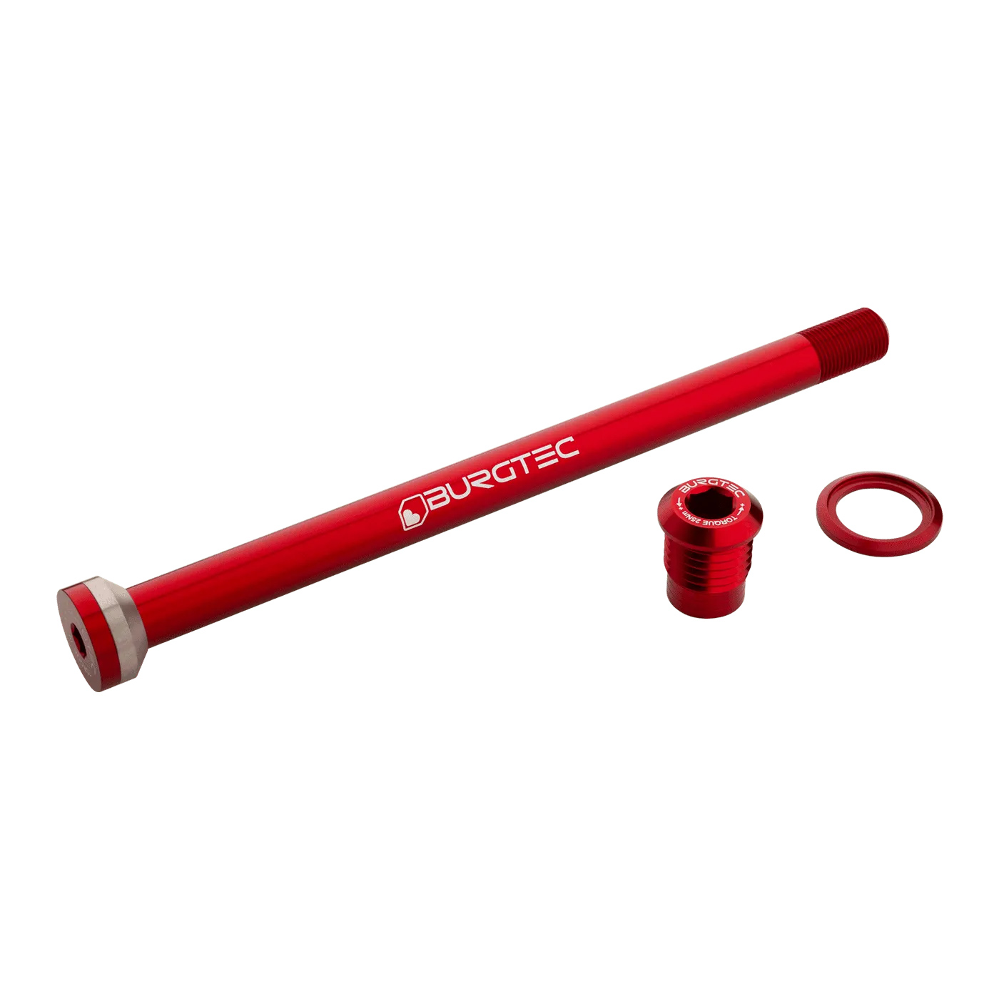 Burgtec Propain 175mm Rear Axle - Race Red