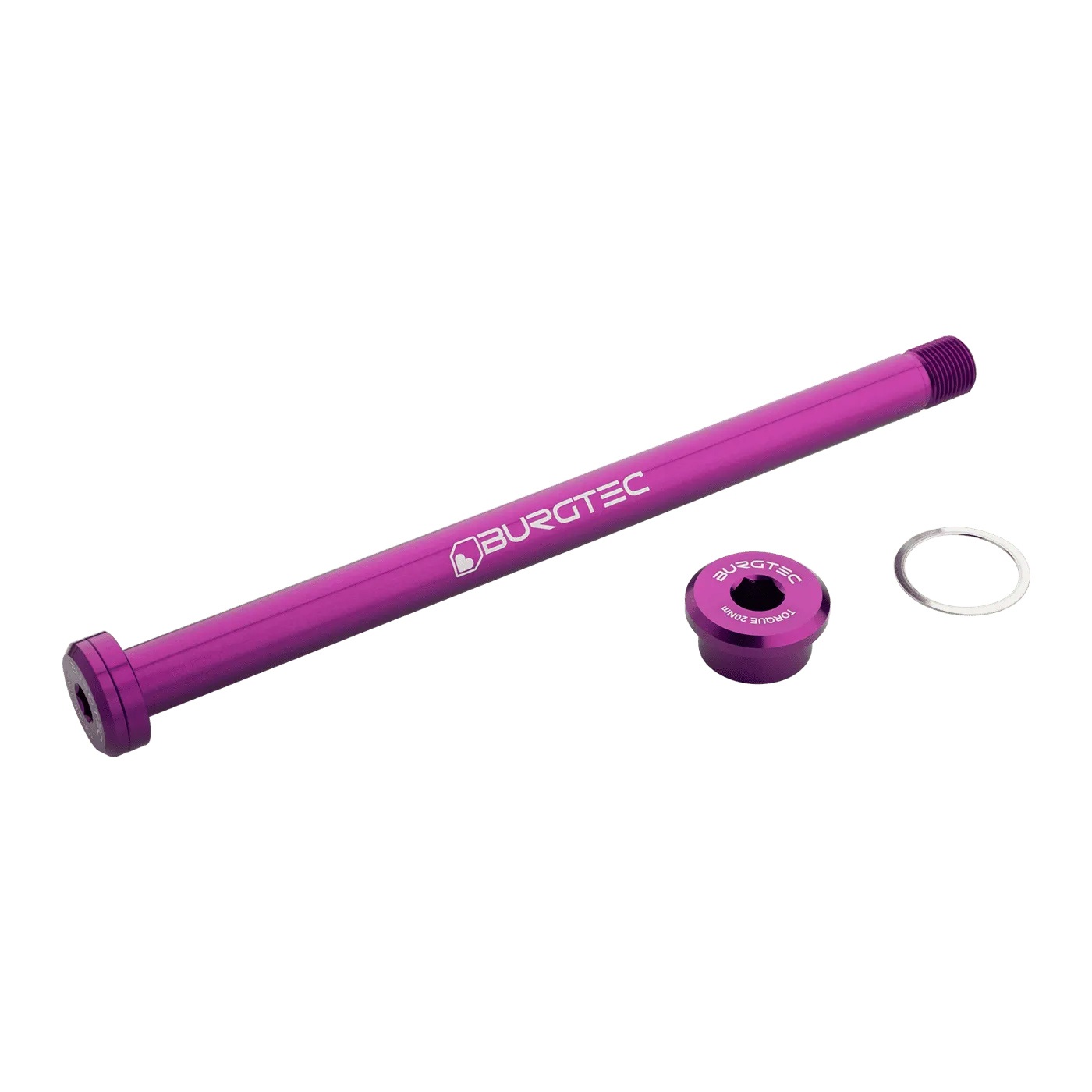 Burgtec Rocky Mountain 173mm Rear Axle - Purple Rain