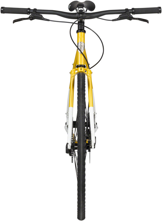 All-City Super Professional Flat Bar Single Speed Bike - 700c, Steel, Lemon Dab - Image 4