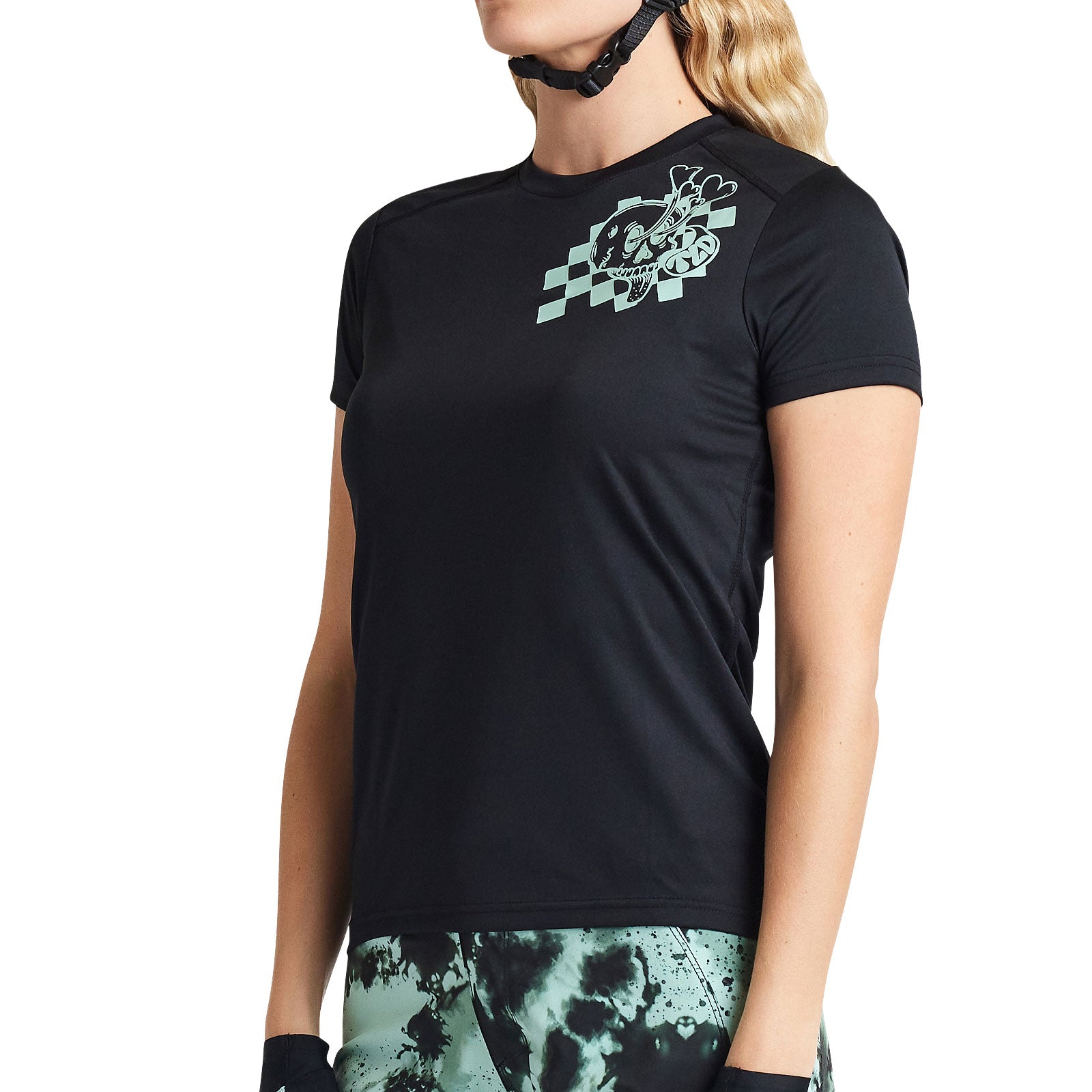 Womens Lilium SS Jersey Micayla Gatto Watercolor Black - Image 4