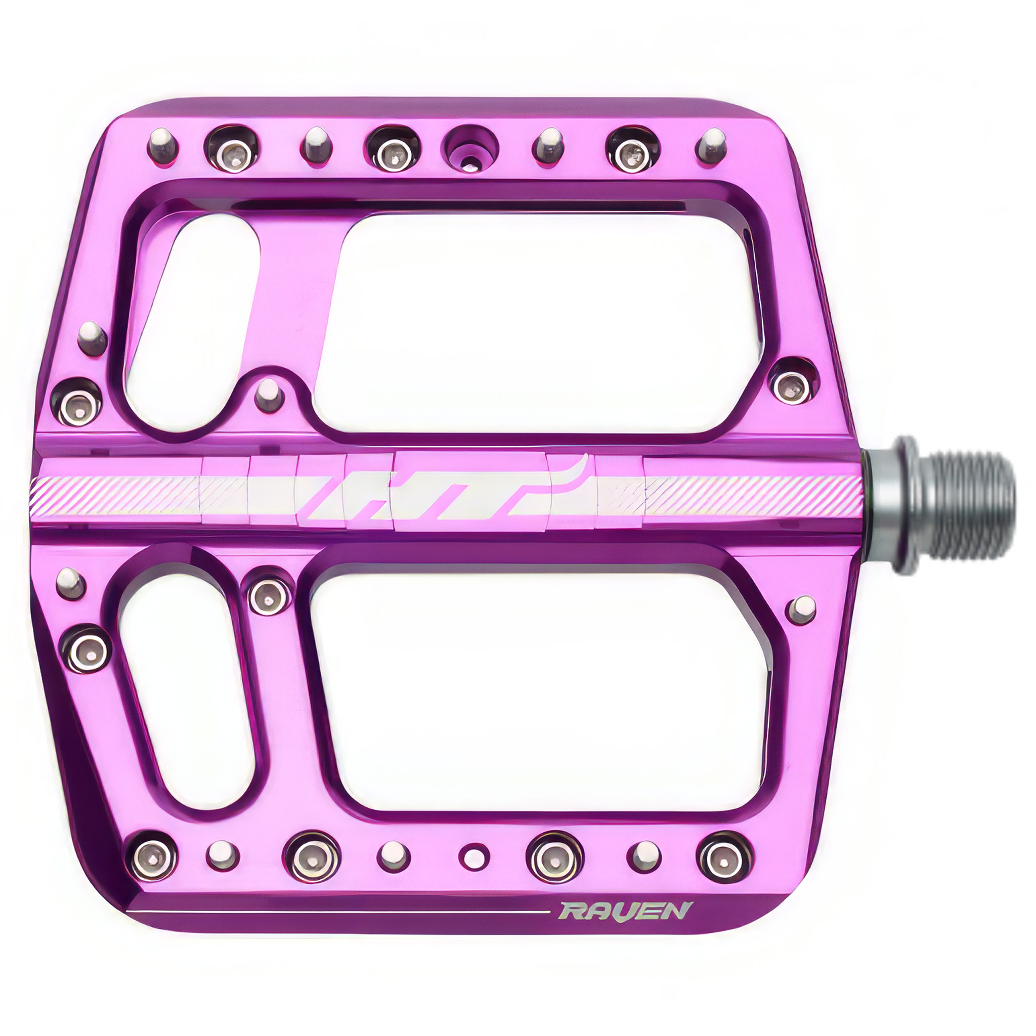 HT Pedals ANS12 Raven Platform Pedals CrMo Purple