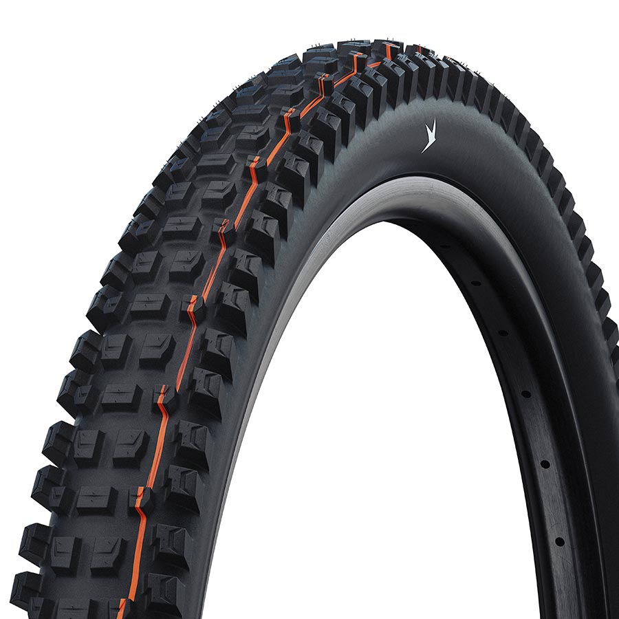 Schwalbe Albert Gravity Pro Mountain Tire 29"x2.50 Folding Tubeless Ready Addix Soft Gravity Pro - Radial 67TPI Black