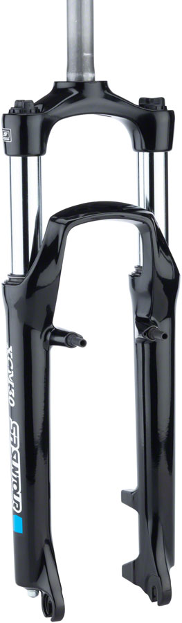 SR Suntour XCM Suspension Fork - 26", 1-1/8" Threaded Steerer, 100mm Rim Disc BLK variant 2