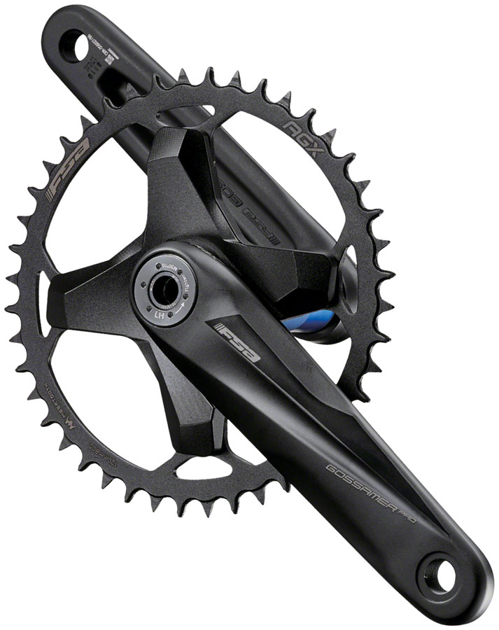 Full Speed Ahead Gossamer Pro Modular AGX+ 1x Crankset - 11/12-Speed 42t 120mm BCD 386 EVO Spindle Interface, Black variant 4