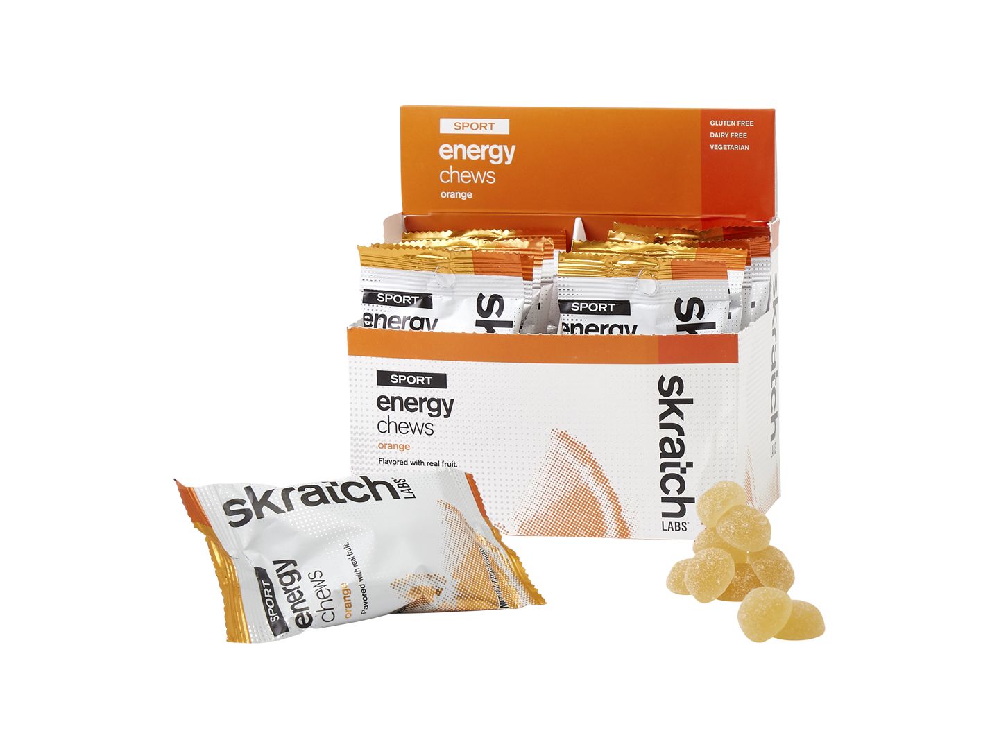 Supplement Skratch Energy Chews Orange 10 Pack