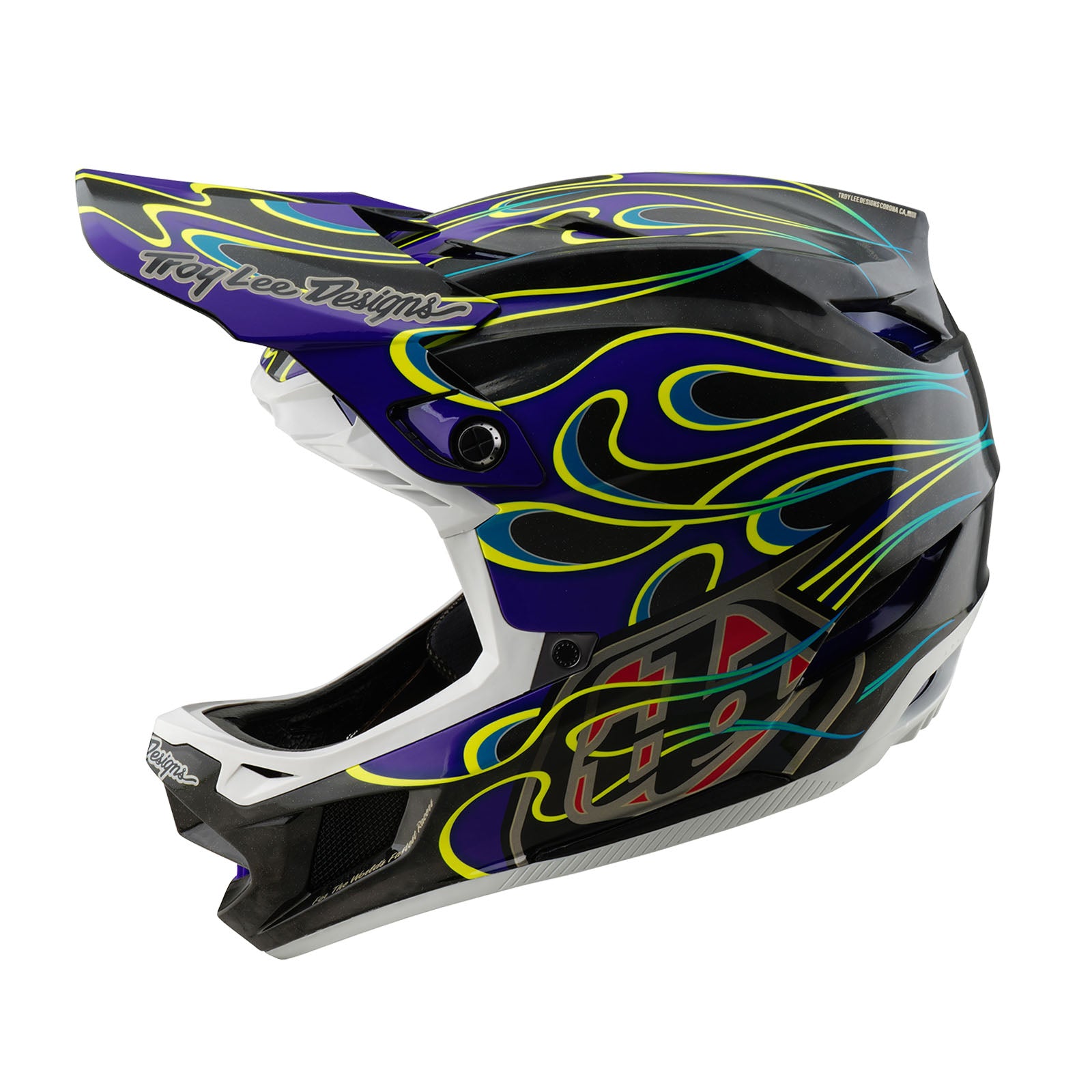 D4 Carbon Helmet Torched Black / Purple D4 Carbon Helmet Torched Black / Purple