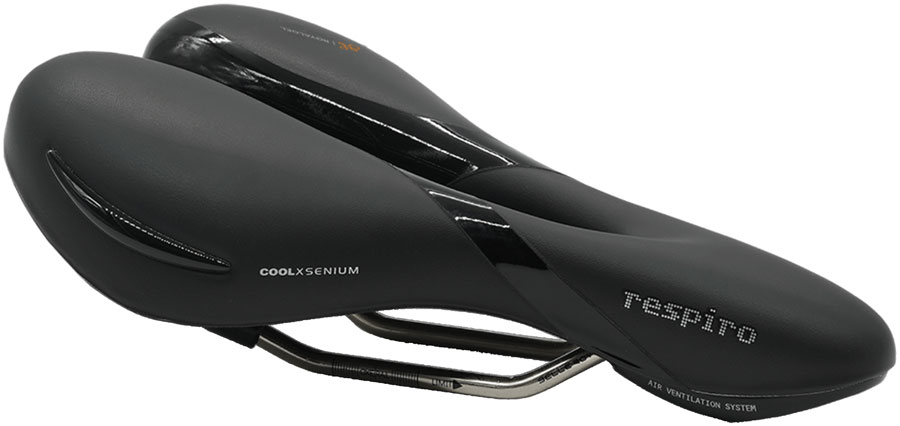 Selle Royal Respiro Stracciatella Saddle - Manganese Black Moderate