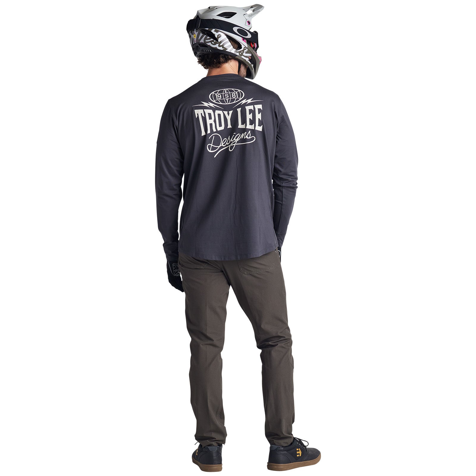 Ruckus Long Sleeve Ride Tee Bolts Carbon - Image 12