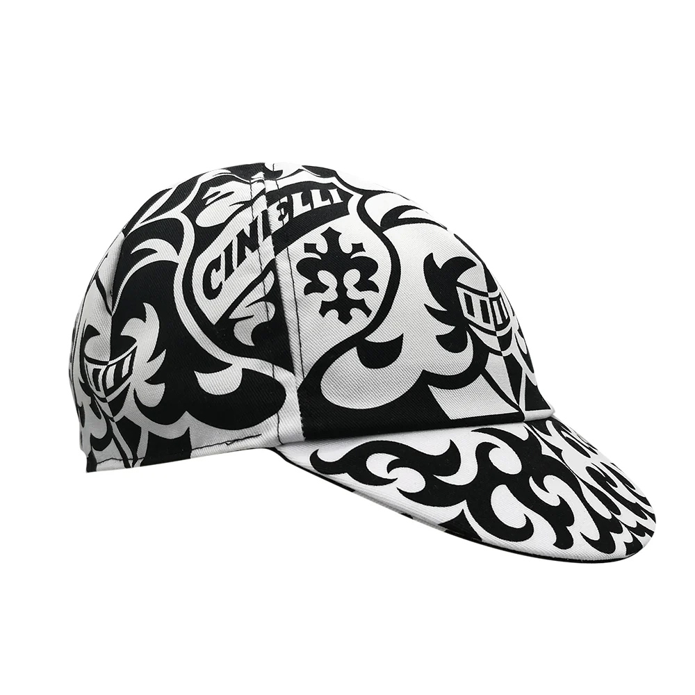 Cinelli Cycling Cap Pastori Art Crest Blk/Wht