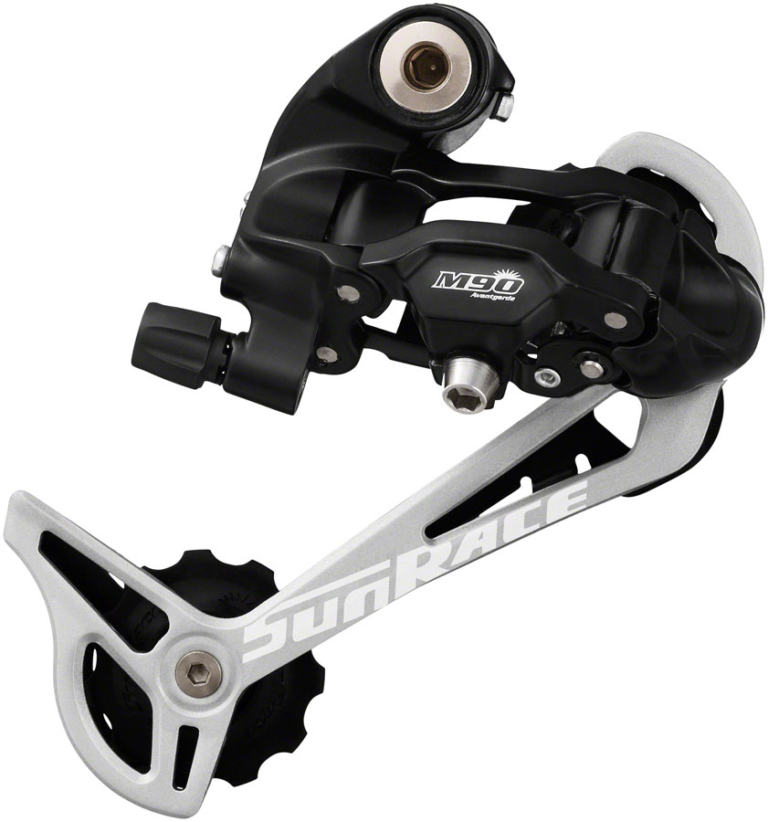 SunRace M97 Rear Derailleur - 9-Speed Long Cage Black SunRace M97 Rear Derailleur - 9-Speed Long Cage Black