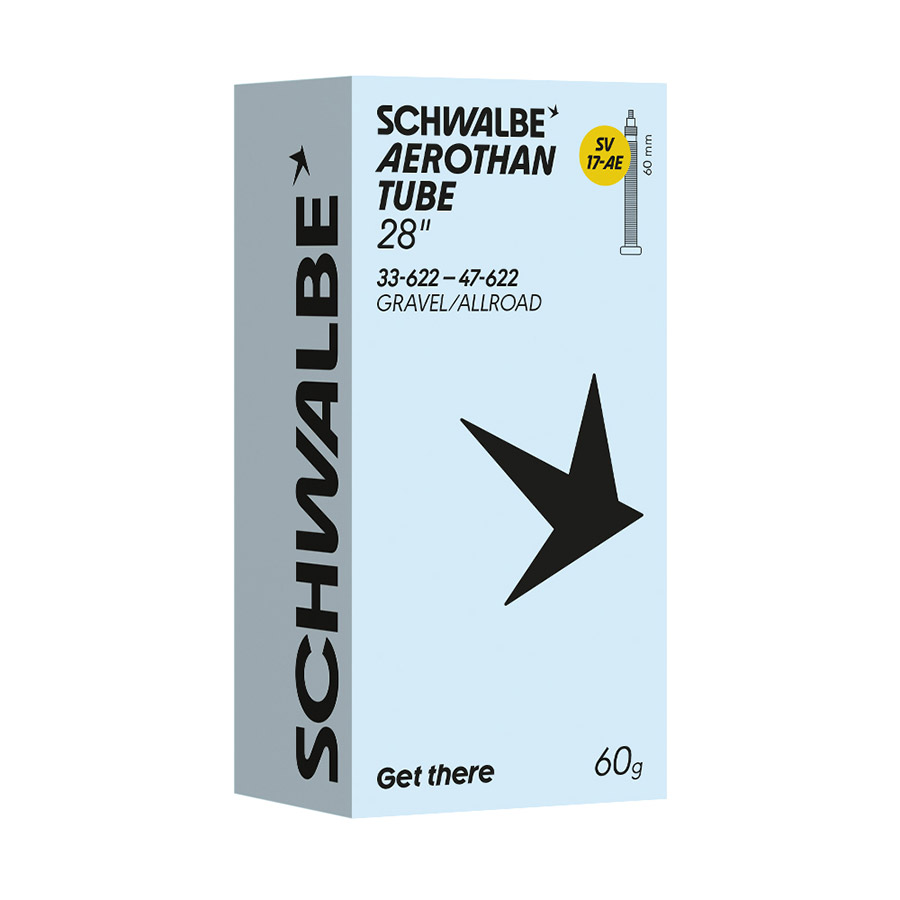 Schwalbe Aerothan Tube Presta Length: 60mm 700C 33-47C
