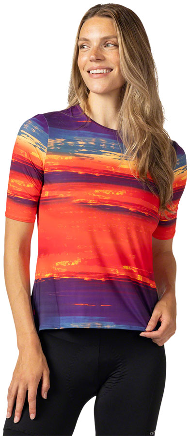Terry Soleil Flow Short Sleeve Top - Women's, Sunset Terry Soleil Flow Short Sleeve Top - Women's, Sunset