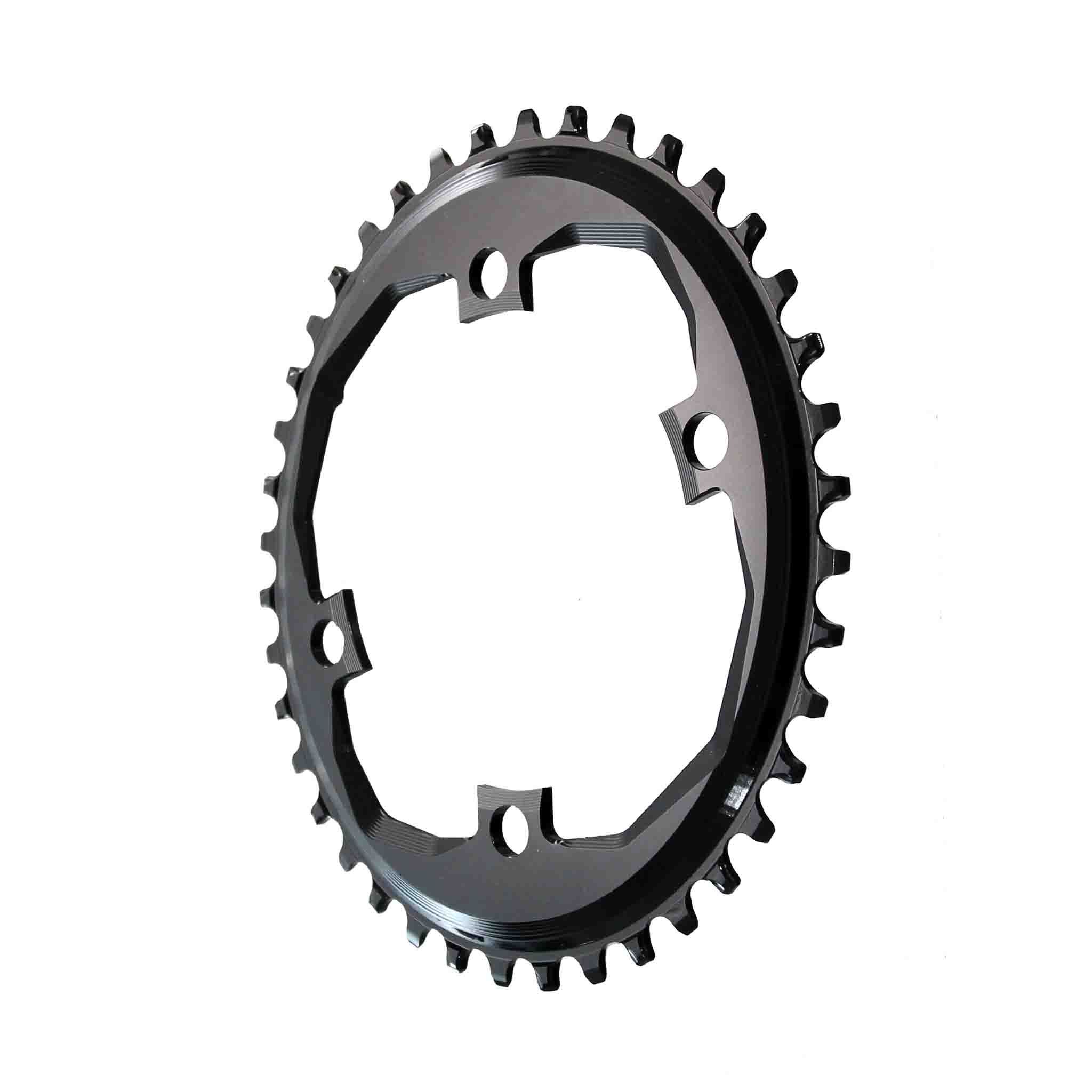 absoluteBLACK Apex 1 Oval Traction Chainring 4x110mm Apex1 absoluteBLACK Apex 1 Oval Traction Chainring 4x110mm Apex1
