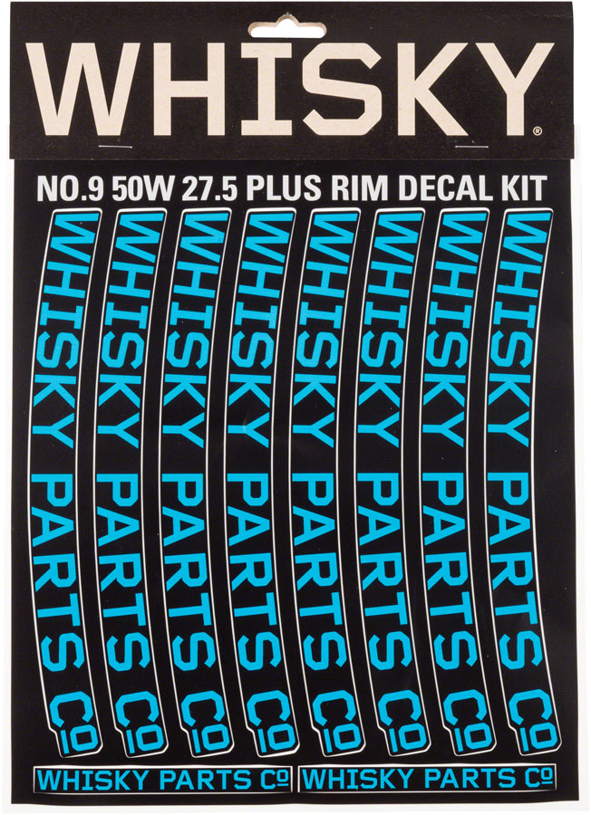 WHISKY 50w Rim Decal Kit for 2 Rims variant 3