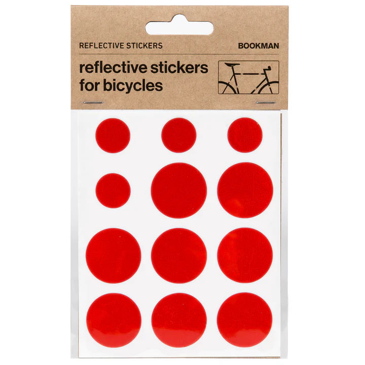 Bookman Visibility Reflective Stickers Dots Red Bookman Visibility Reflective Stickers Dots Red