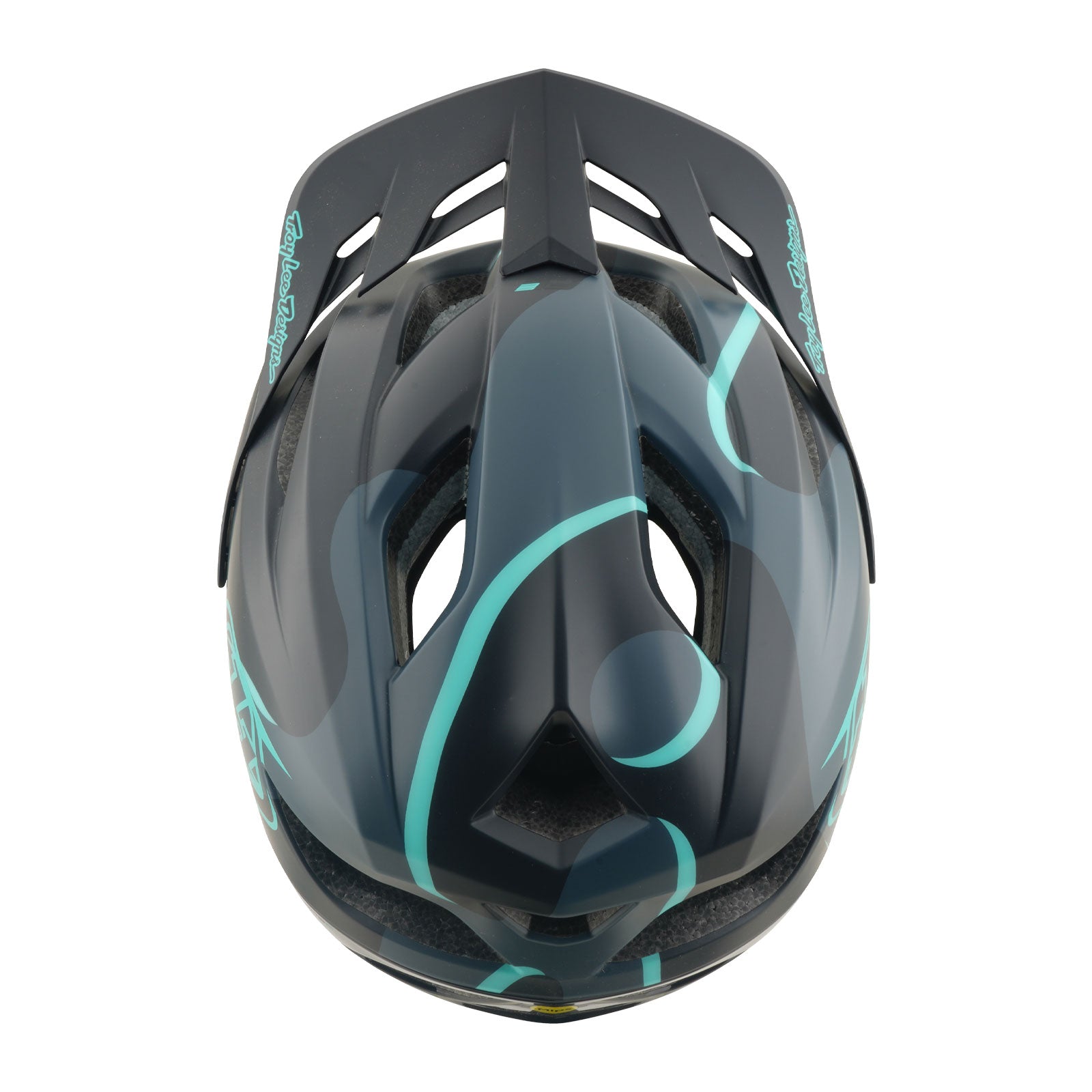 Flowline SE Helmet Badge Carbon / Real Teal - Image 4