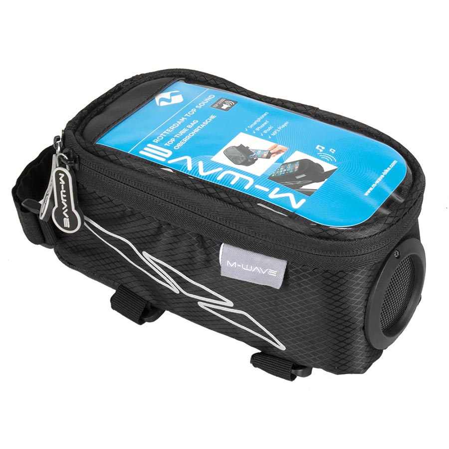 M-Wave Rotterdam Sound Top Tube Bags Black M-Wave Rotterdam Sound Top Tube Bags Black
