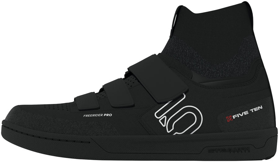 Five Ten Freerider Pro Mid Flat Shoes - Men's BLK / Footwear White / Carbon 7.5