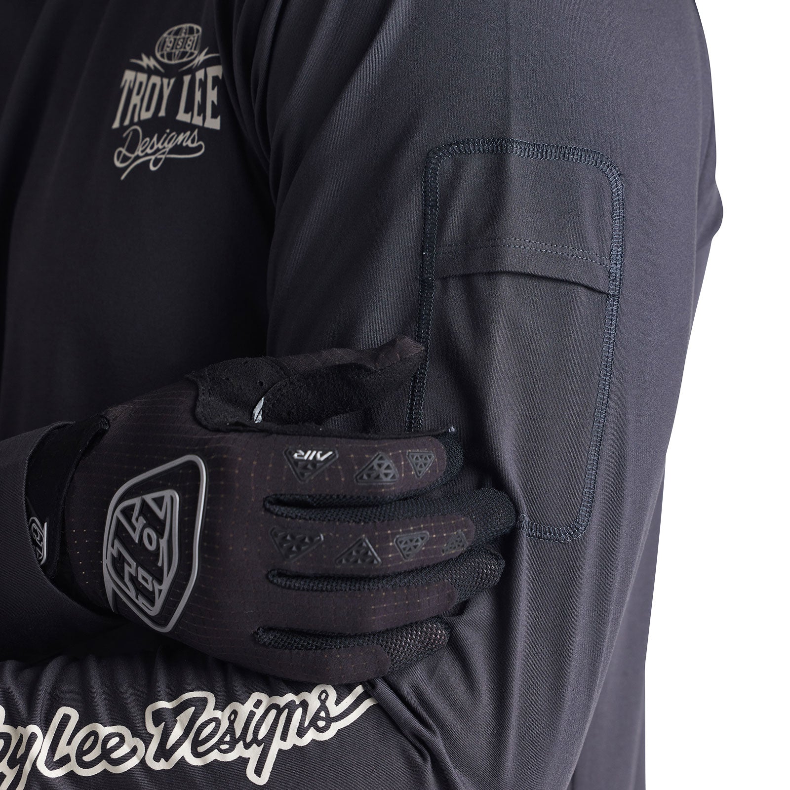 Ruckus Long Sleeve Ride Tee Bolts Carbon - Image 6