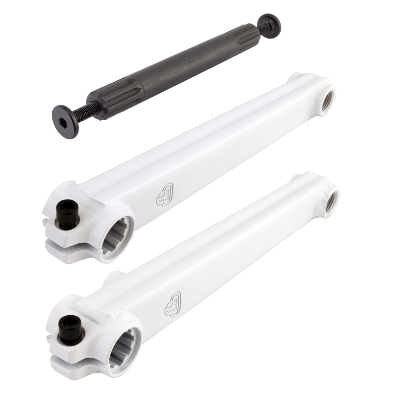 Se bikes V-Ridge Cranks 175mm 19mm crankset white