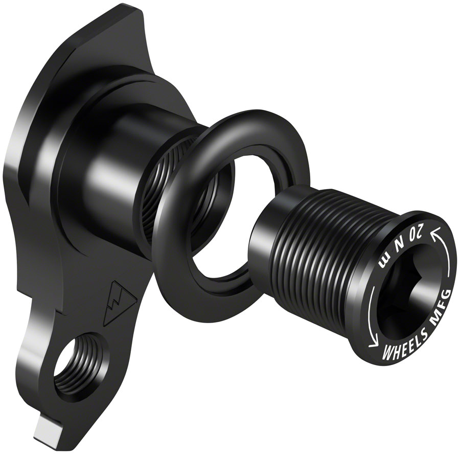 Wheels Manufacturing Universal Derailleur Hanger - 487 For Trek ABP MTB Frames designed to accept SRAM UDH BLK