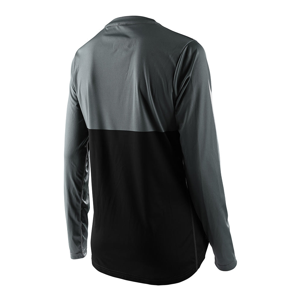Womens Lilium LS Jersey Block Green / Black - Image 3