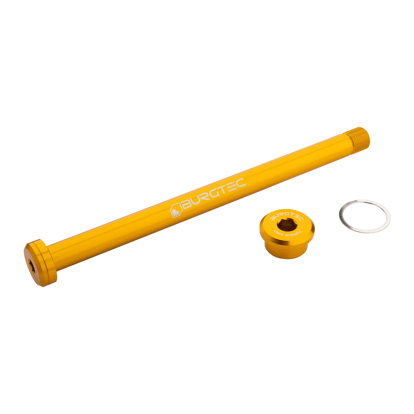Burgtec Rocky Mountain 173mm Rear Axle - Burgtec Bullion Gold