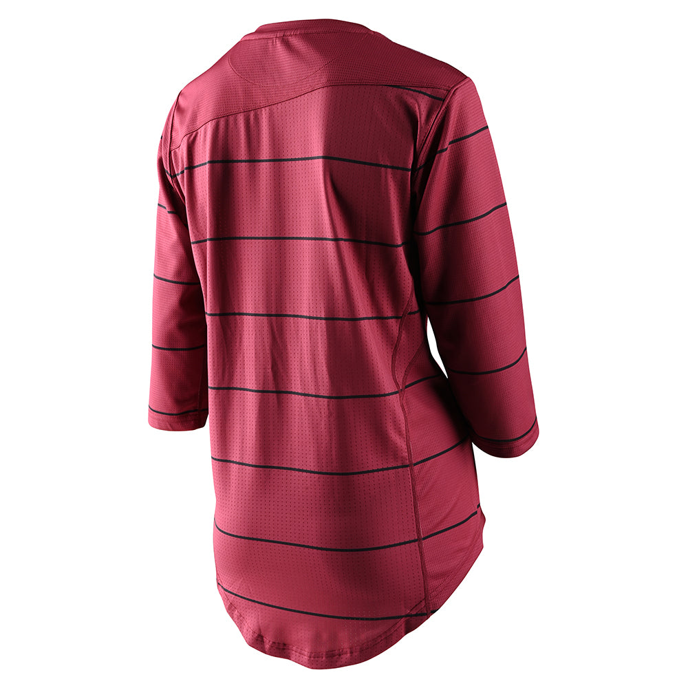 Womens Mischief Jersey Pinstripe Elderberry - Image 3