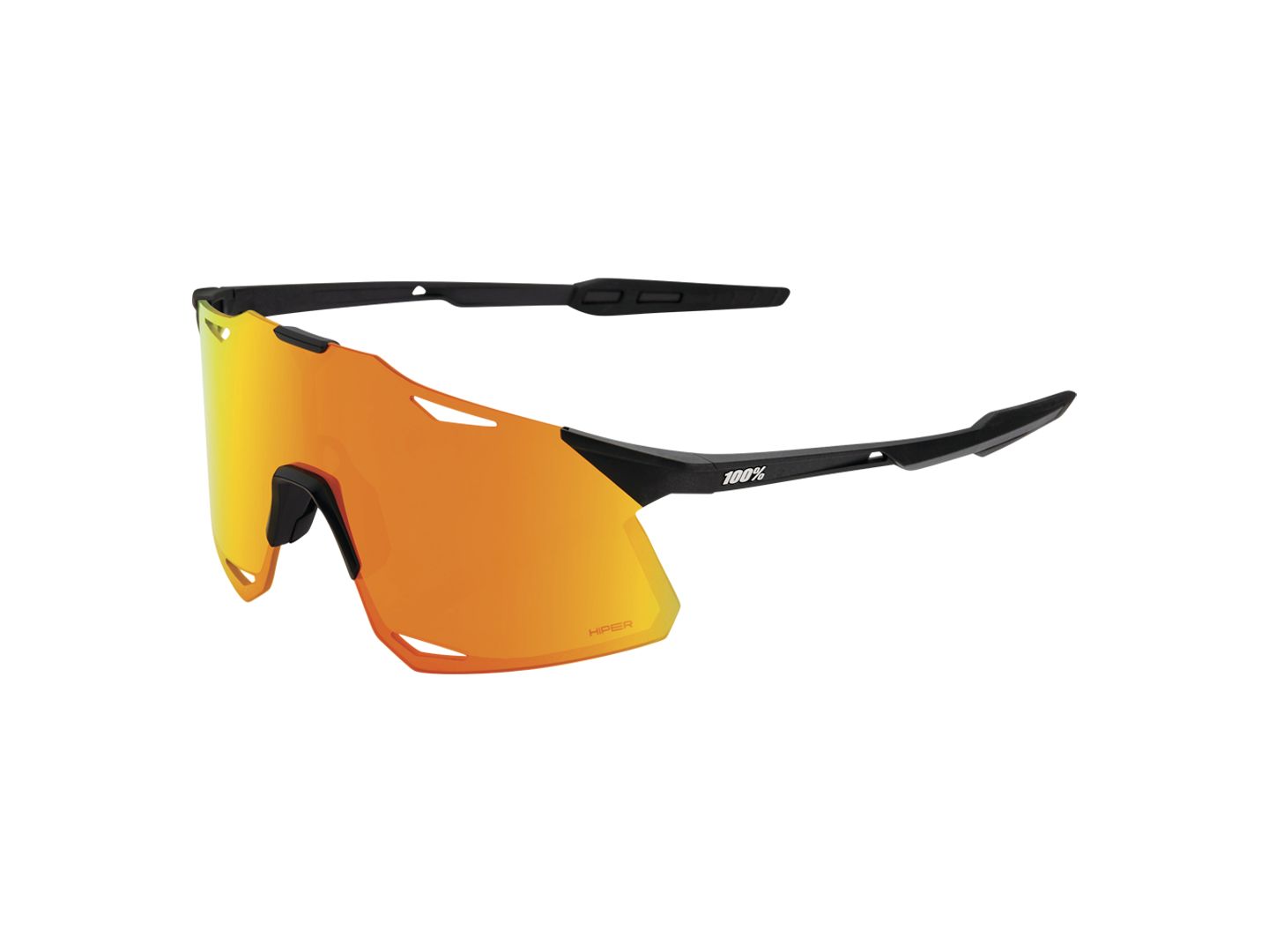 100% Hypercraft HiPER Lens Black/Red Eyewear