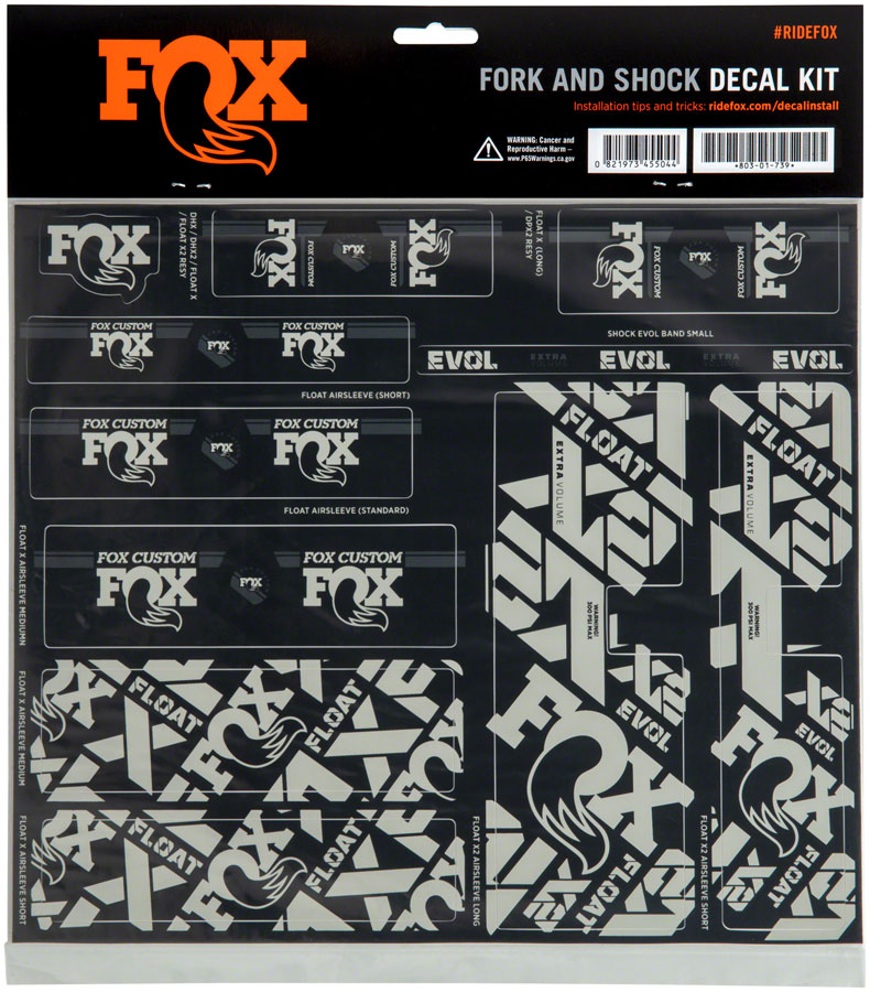 FOX Fork and Shock Decal Kit - Image 11