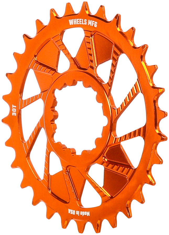 Wheels Manufacturing 3-Bolt Direct Mount Hyperglide+ Chain Compatible Chainring - Image 2