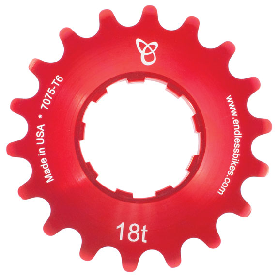 Endless Bike Kick Ass Cog 18t - Red Ano