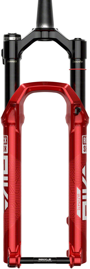 RockShox Pike Ultimate Flight Attendant Charger 3.1 Suspension Fork - 29" 140 mm 15 x 110 mm 44 mm Offset Electric Red A3 - Image 2