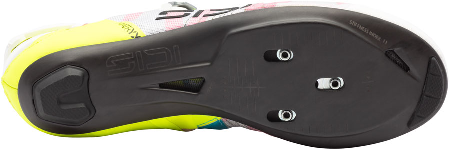 SIDI Wire 3 Road Shoes - Mens White/Yellow Fluo - Image 4