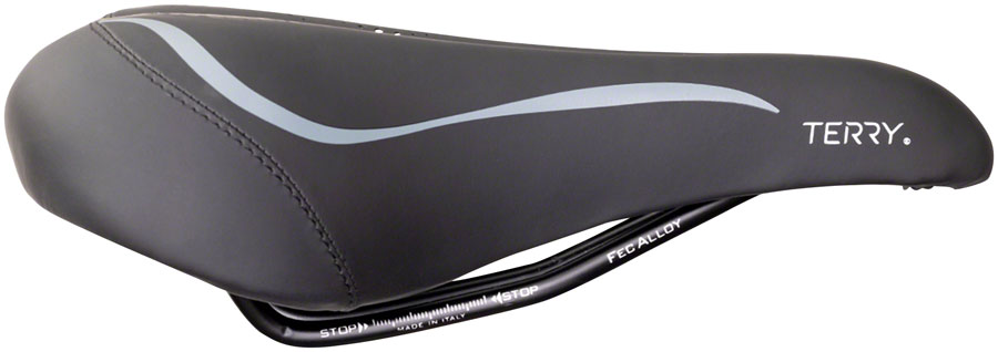 Terry Liberator X Gel Saddle - Steel, Black, Women's - Image 3