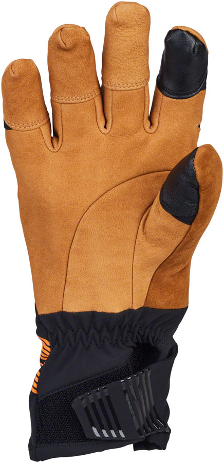 45NRTH 2024 Sturmfist 5 LTR Leather Gloves - Tan/Black, Full Finger - Image 2