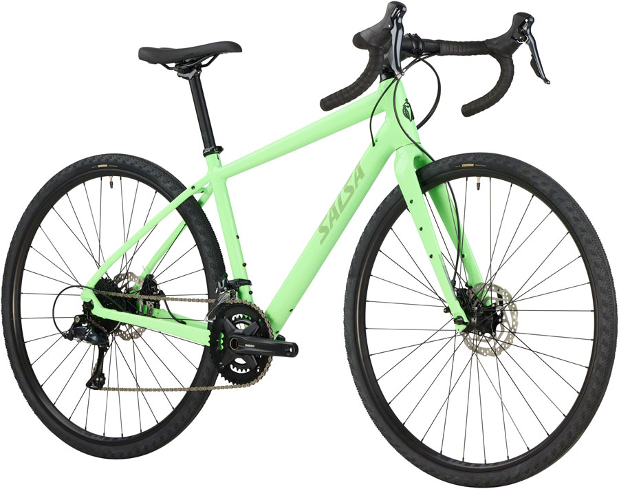 Salsa Journeyer Drop Bar Sora 2x9 Bike - 700c, Aluminum, Citrus Green - Image 2