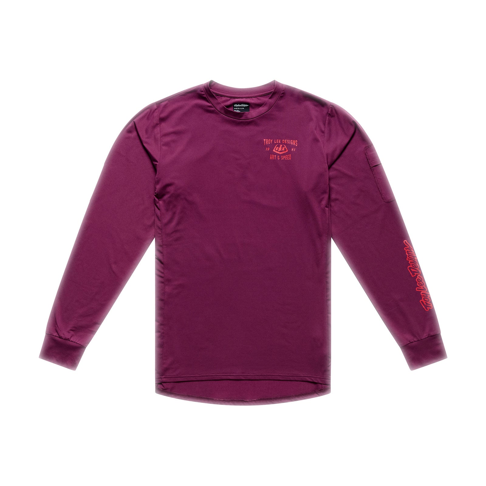 Ruckus Ride LS Tee Lockdown Sangria Ruckus Ride LS Tee Lockdown Sangria