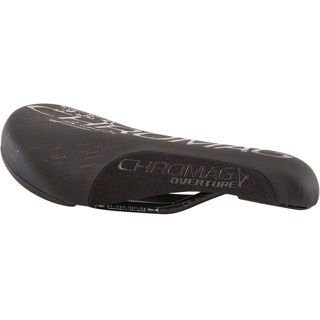 Chromag Overture Saddle CrMo Rails - Black