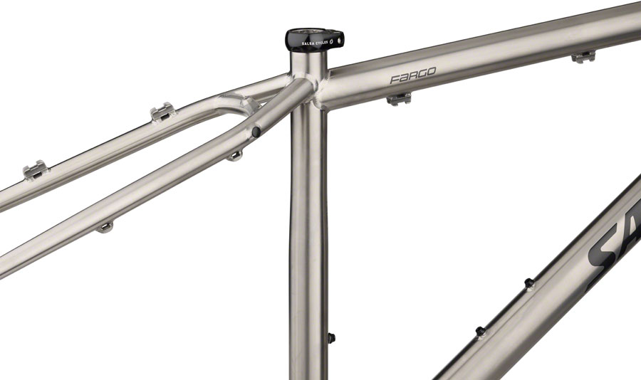 Salsa Fargo Ti Frameset - 29", Titanium, Raw - Image 3