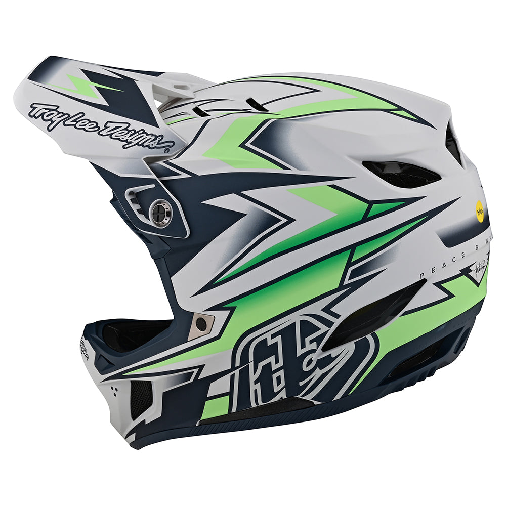 D4 Composite Helmet Volt White - Image 2