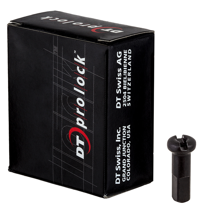 Dt swiss Pro Lock Nipples Pro Lock 2.0 (14G) 14mm Box of 100 Brass Black
